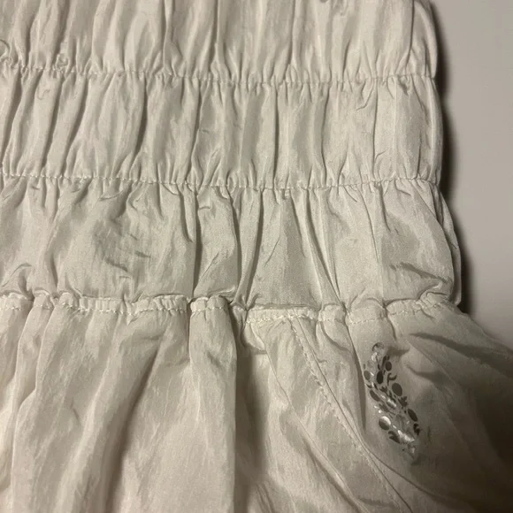 Free People Movement The Way Home White Shorts, high waist elastic, Sz XS - Picture 4 of 13